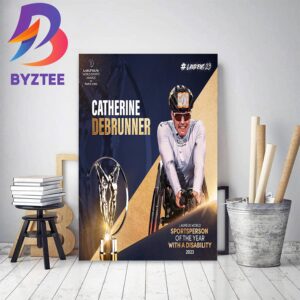 Catherine Debrunner Is The 2023 Laureus World Sportsperson Of The Year With A Disability Home Decor Poster Canvas