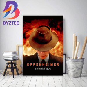 Christopher Nolan Confirms That Oppenheimer Will Be Almost 3 Hours Long Home Decor Poster Canvas