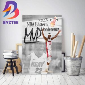 Congrats Jimmy Butler Is The 2023 NBA Eastern Conference Finals MVP Decor Poster Canvas