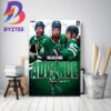 Dallas Stars Advanced Western Conference Final For Stanley Cup Playoffs 2023 Home Decor Poster Canvas