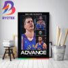 Congrats Bruce Brown And Denver Nuggets Advance NBA Finals Bound From Canes Mens Basketball Home Decor Poster Canvas