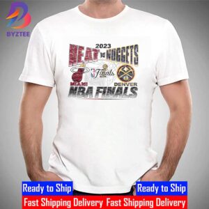 Denver Nuggets Vs Miami Heat 2023 NBA Finals Matchup Unisex T-Shirt