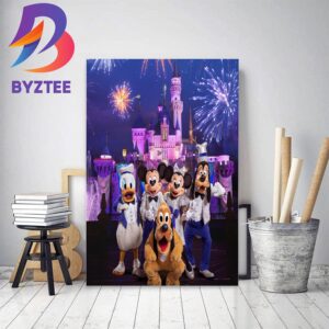 Disney 100 Outfits Of Mickey And His Pals At Disneyland Resort Home Decor Poster Canvas