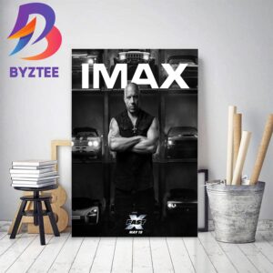 Dominic Toretto In Fast X IMAX Poster Home Decor Poster Canvas