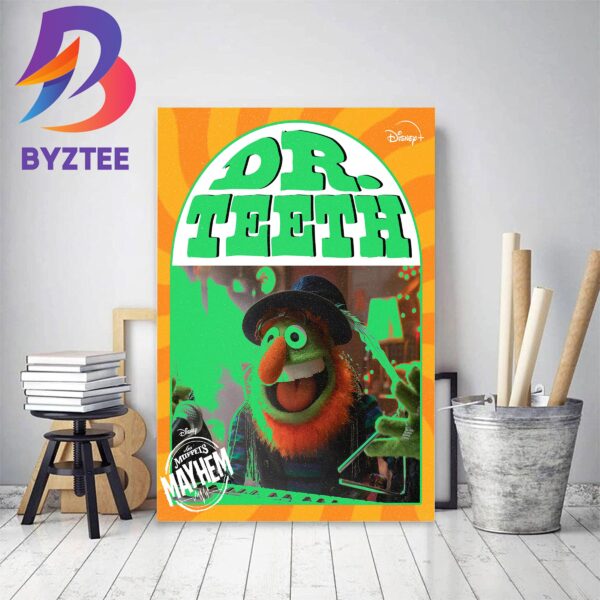 Dr Teeth In The Muppets Mayhem Of Disney Home Decor Poster Canvas