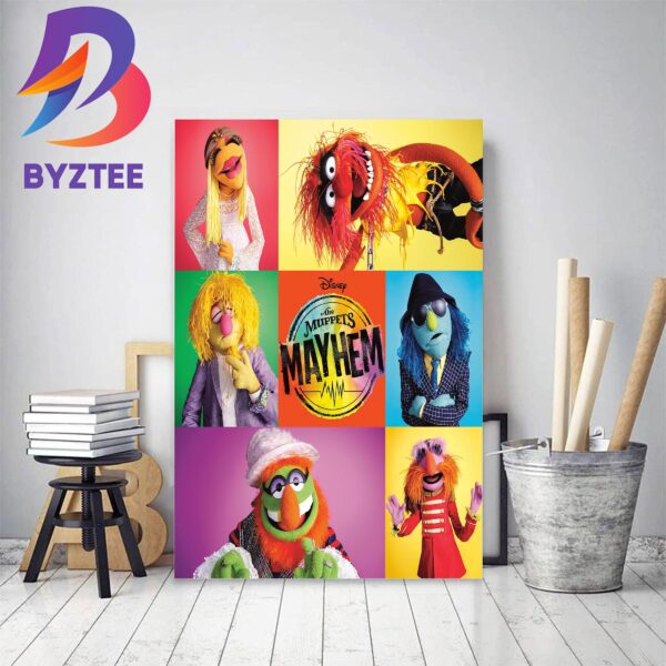 Electric Mayhem In The Muppets Mayhem Of Disney Home Decor Poster Canvas