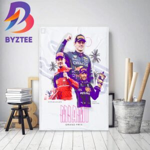 F1 Is Headed To The Sunshine State Miami GP Home Decor Poster Canvas