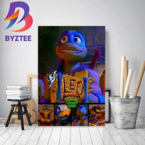 First Character Poster For Leo In Teenage Mutant Ninja Turtles Mutant Mayhem Home Decor Poster Canvas