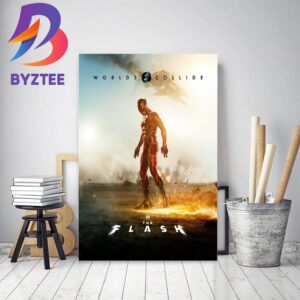 Flash In The Flash Worlds Collide New Poster Movie Home Decor Poster Canvas