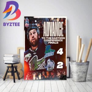 Florida Everblades Advance To The Eastern Conference Finals Home Decor Poster Canvas