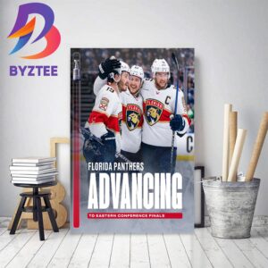 Florida Panthers Advancing To Eastern Conference Finals Home Decor Poster Canvas