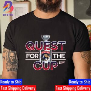 Florida Panthers Quest For The Cup 2023 Stanley Cup Final Unisex T-Shirt
