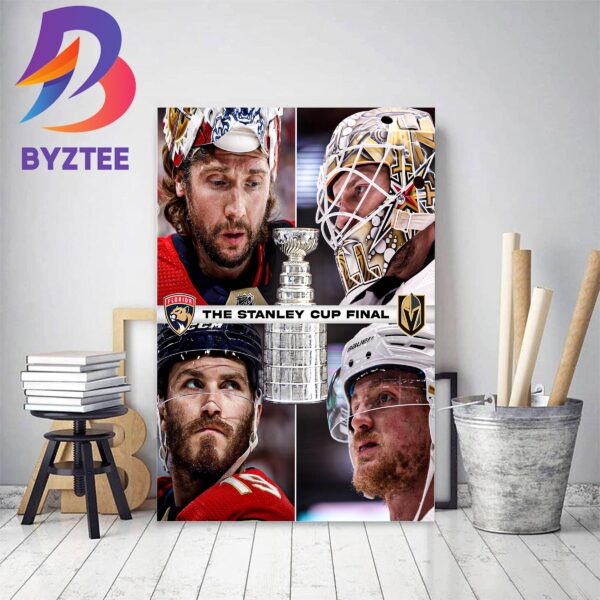 Florida Panthers Vs Vegas Golden Knights For The Stanley Cup Final 2023 Decor Poster Canvas