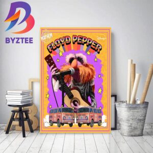 Floyd Pepper In The Muppets Mayhem Of Disney Home Decor Poster Canvas