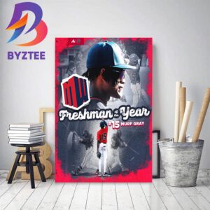 Fresno State Baseball Murf Gray Is Mountain West Freshman Of The Year Home Decor Poster Canvas