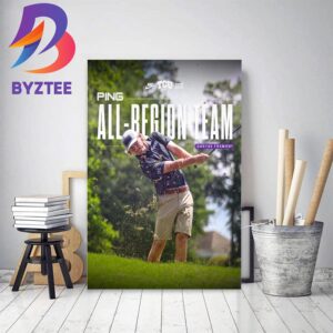 Gustav Frimodt Was Named To The PING All-Region Team Home Decor Poster Canvas
