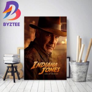 Harrison Ford As Indiana Jones In Indiana Jones And The Dial Of Destiny Home Decor Poster Canvas