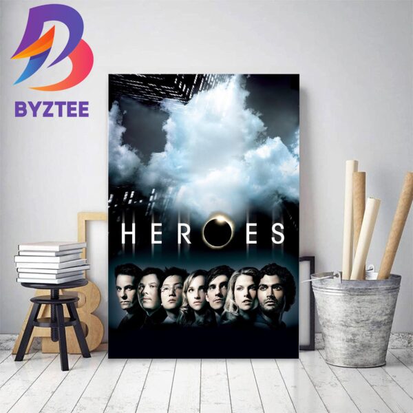 Heroes Official Poster Home Decor Poster Canvas