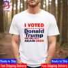 I Stand With Trump 2024 Take America Back Unisex T-Shirt