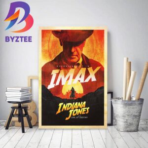Indiana Jones And The Dial Of Destiny New IMAX Poster Home Decor Poster Canvas