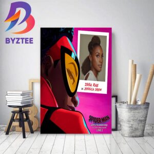 Issa Rae is Jessica Drew In Spider Man Across The Spider Verse Decor Poster Canvas