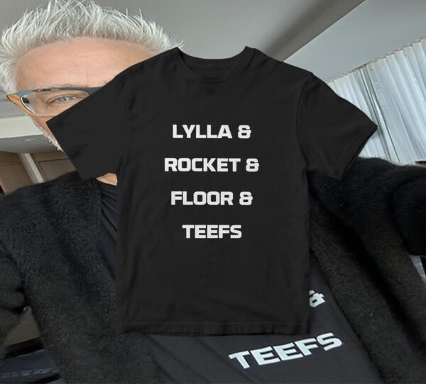 James Gunn Wearing Lylla & Rocket & Floor & Teefs Unisex T-Shirt