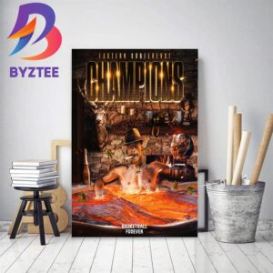 Jimmy Butler And Miami Heat Are 2023 NBA Eastern Conference Champions Decor Poster Canvas