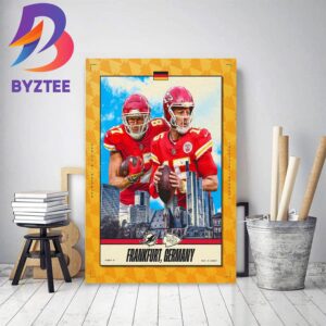 Kansas City Chiefs Vs Miami Dolphins In Frankfurt For 2023 Germany Game Home Decor Poster Canvas