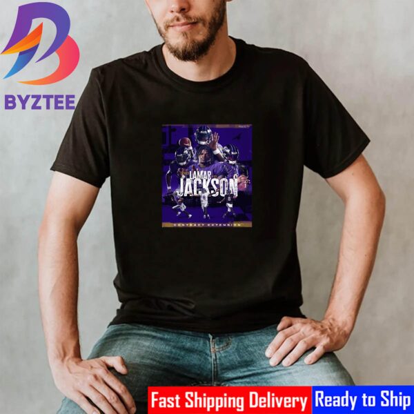 Lamar Jackson Contract Extension Baltimore Ravens Shirt