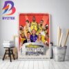 Los Angeles Lakers Advance To The Western Conference Finals Home Decor Poster Canvas