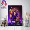 Los Angeles Lakers Back In The Western Conference Finals Home Decor Poster Canvas