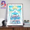 Congratulations Manchester City 2022-23 Premier League Champions Home Decor Poster Canvas