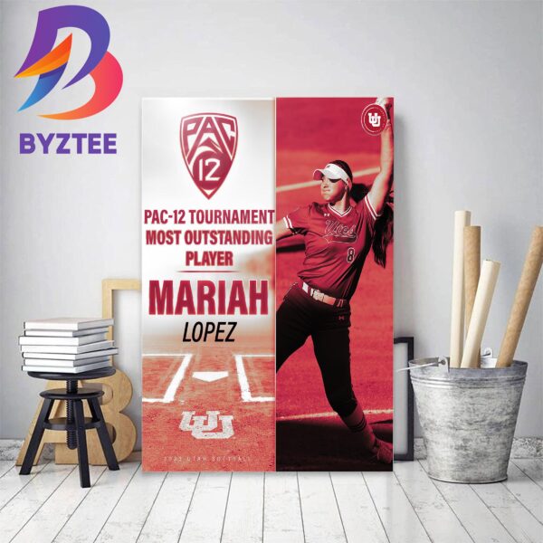 Mariah Lopez Is PAC-12 Tournament Most Outstanding Player Home Decor Poster Canvas