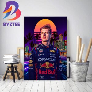 Max Verstappen Won Back-to-Back Races In Miami GP F1 Decor Poster Canvas