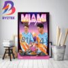 McLaren F1 Miami Grand Prix Fan Art Poster Home Decor Poster Canvas