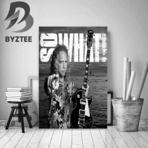 Metallica Kirk Hammett The 72 Seasons So What Interview Home Decor Poster Canvas