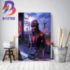 Miles Morales Hand Shakes Spider Man 2099 In Spider Man Across The Spider Verse Home Decor Poster Canvas