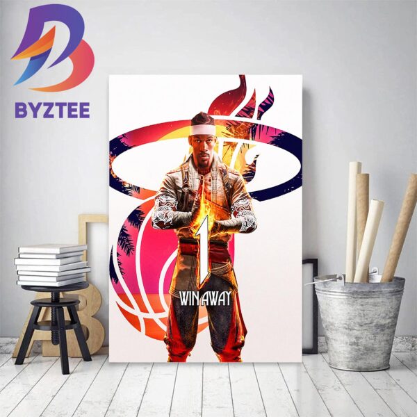 Miami Heat 1 Win Away Road To NBA Final Home Decor Poster Canvas