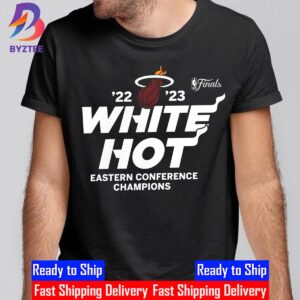 Miami Heat 2022-2023 White Hot Eastern Conference Champions Unisex T-Shirt