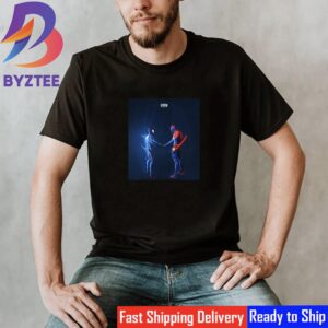 Miles Morales Hand Shakes Spider Man 2099 In Spider Man Across The Spider Verse Unisex T-Shirt