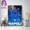 Napoli Are Serie A Champions After 33 Years Home Decor Poster Canvas