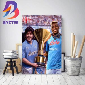 Napoli Are Serie A Champions For The First Time Since 1990 Home Decor Poster Canvas
