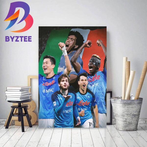 Napoli Are Serie A Winners For The First Time Since 1990 Home Decor Poster Canvas