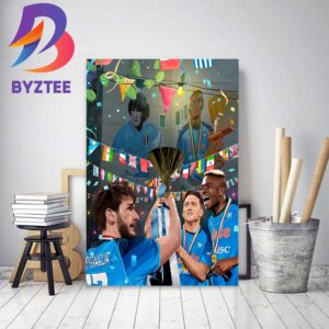 Napoli Win Serie A For The First Time Since 1990 Home Decor Poster Canvas