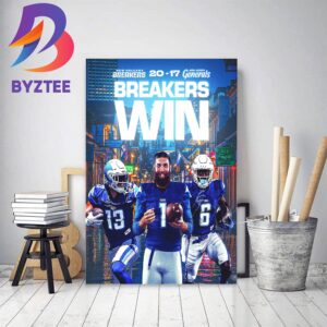 New Orleans Breakers Another Week Another Win Decor Poster Canvas