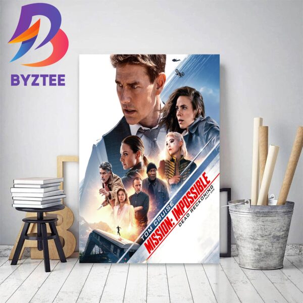 New Poster For Mission Impossible Dead Reckoning Part One Home Decor Poster Canvas