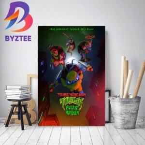New Poster For Teenage Mutant Ninja Turtles Mutant Mayhem Home Decor Poster Canvas