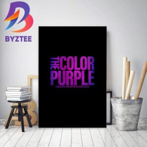 New Poster For The Color Purple 2023 Home Decor Poster Canvas