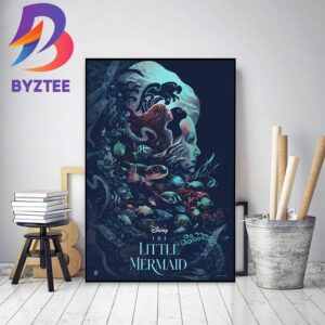 New Poster For The Little Mermaid Of Disney Home Decor Poster Canvas