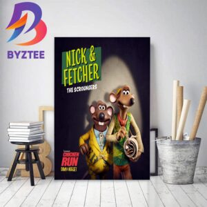 Nick And Fetcher In Chicken Run Dawn Of The Nugget Home Decor Poster Canvas